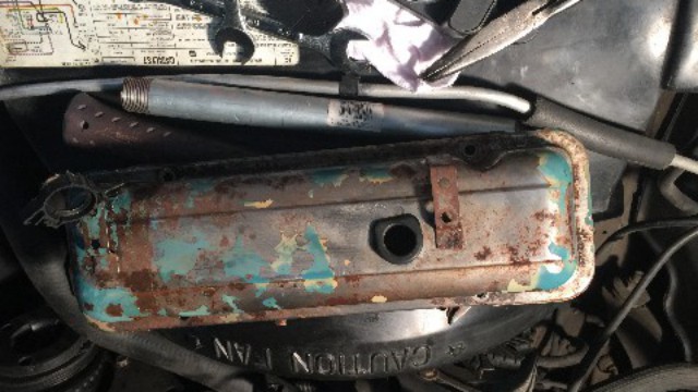 Valve covers rusted